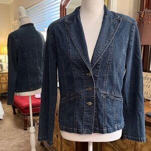 Comfort Denim Classic Blue Denim Blazer